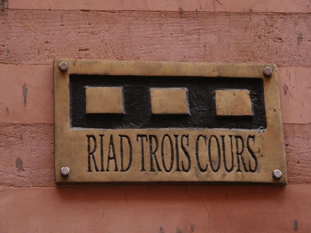 מרקש Riad Les Trois Cours מראה חיצוני תמונה